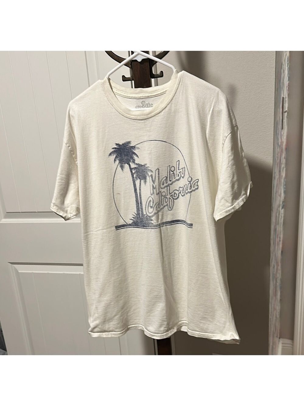 GOODIE TWO SLEEVES Adult Unisex Vintage Wash Malibu California T-shirt Size XL